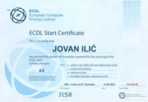 ECDL - Ilic Jovan